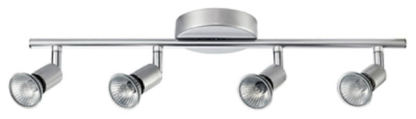 Globe Electric 58932 Track Bar Light, Painted Silver Finish