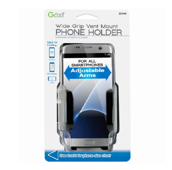 GoXT 23444 Adjustable Vent Mount Phone Holder, Black