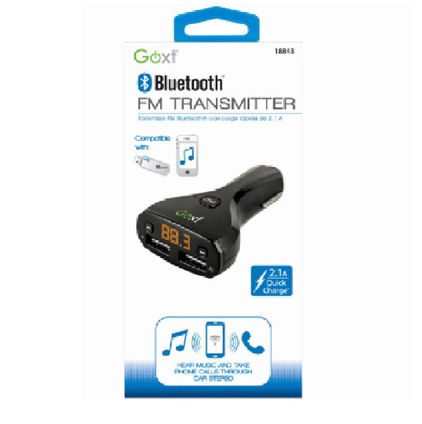 GoXT 18843 Direct Plug Bluetooth/FM Transmitter