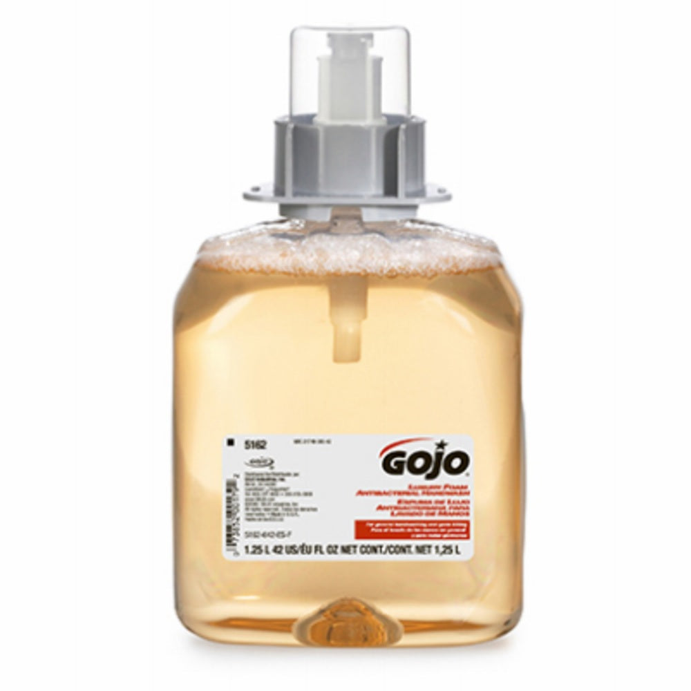 Gojo 5162-04 Luxury Foam Antibacterial Handwash, 1250 mL