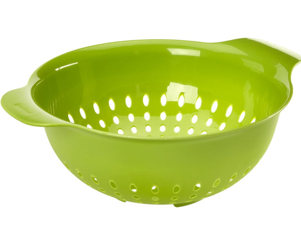 Good Cook 12492 Heavy-Duty Plastic Strainer/Colander, Green, 6 Quart