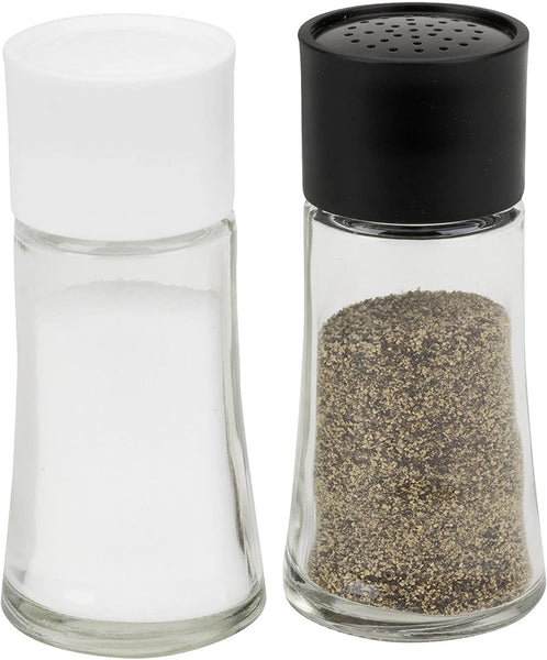 Good Cook 22113 Glass Salt & Pepper Shaker Set, Clear