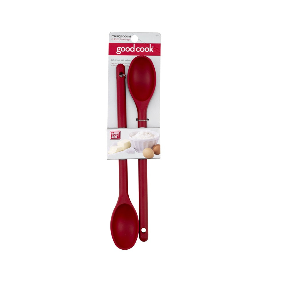 Good Cook 10117 Mixing Spoon Set, Red