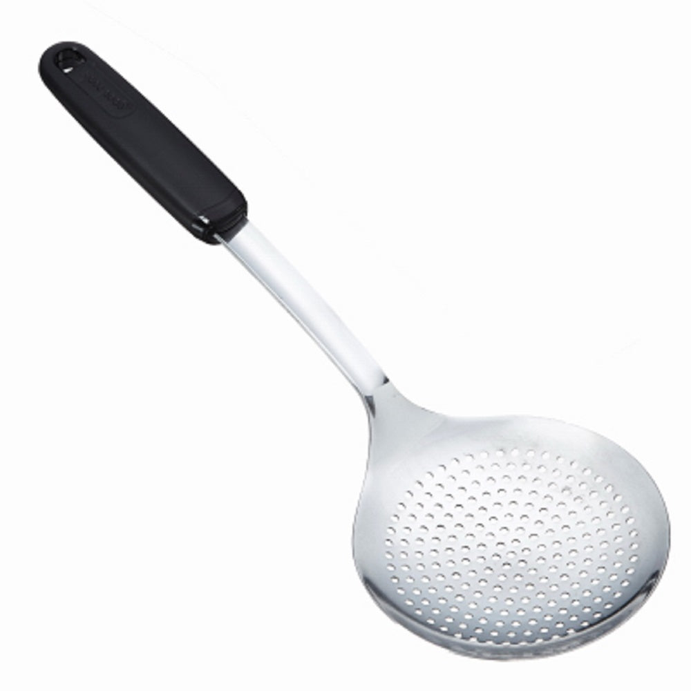 Good Cook 25689 Skimmer Strainer, 13", Black/Silver