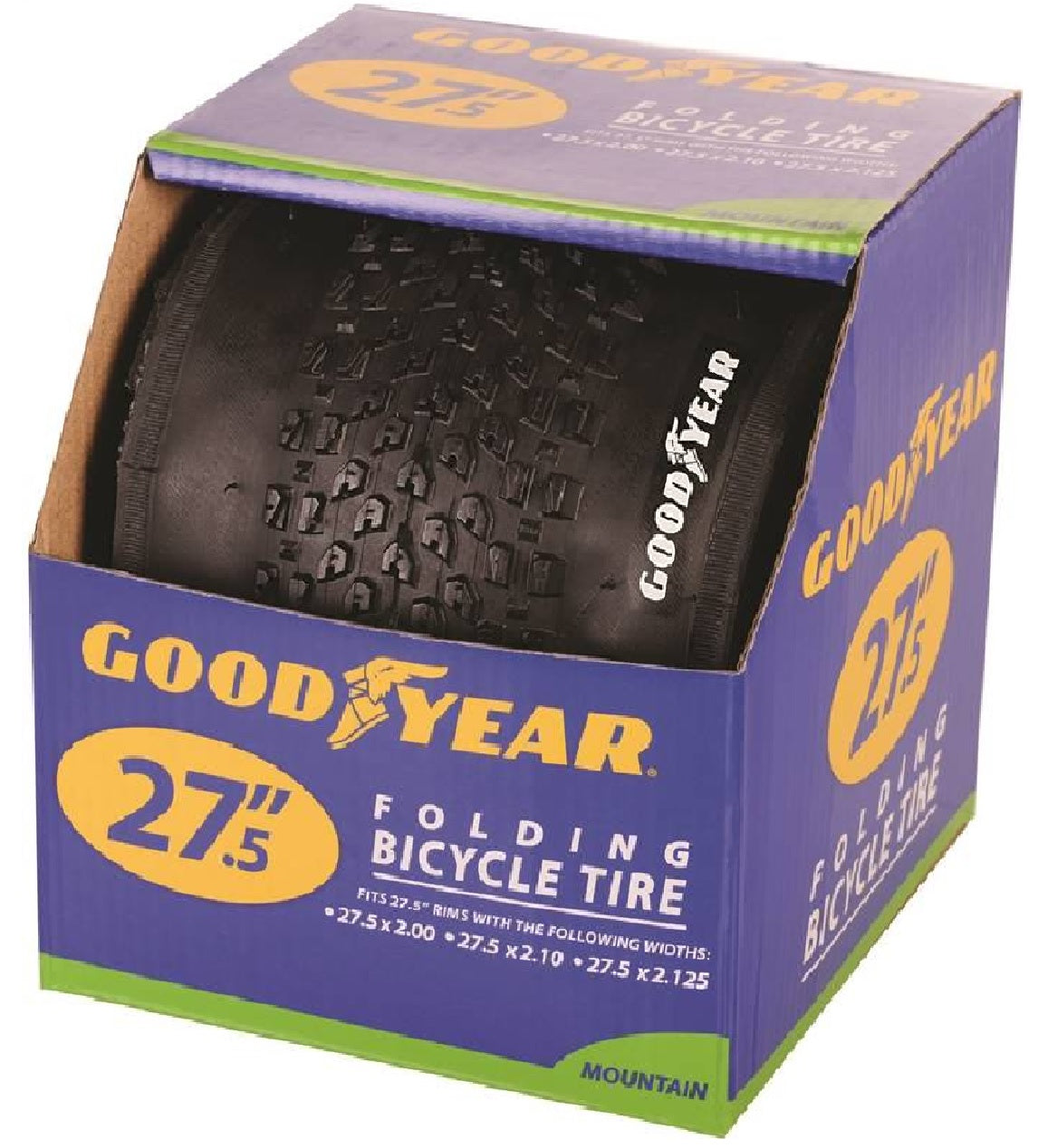 Goodyear 91130 Folding Mountain Bike Tire, Black