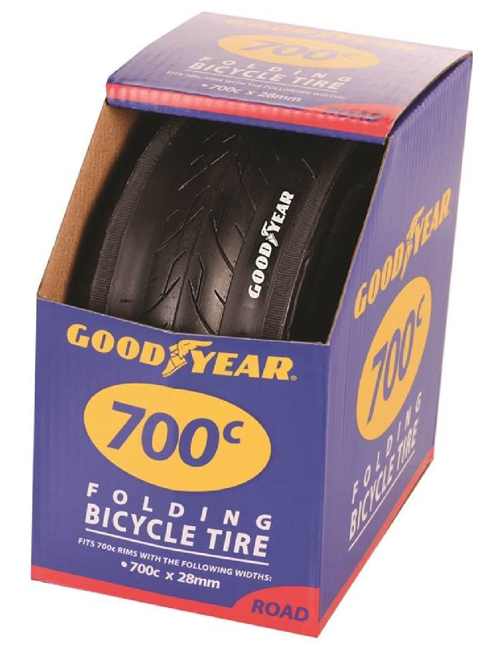 Goodyear 91134 Folding Road Tire, Black