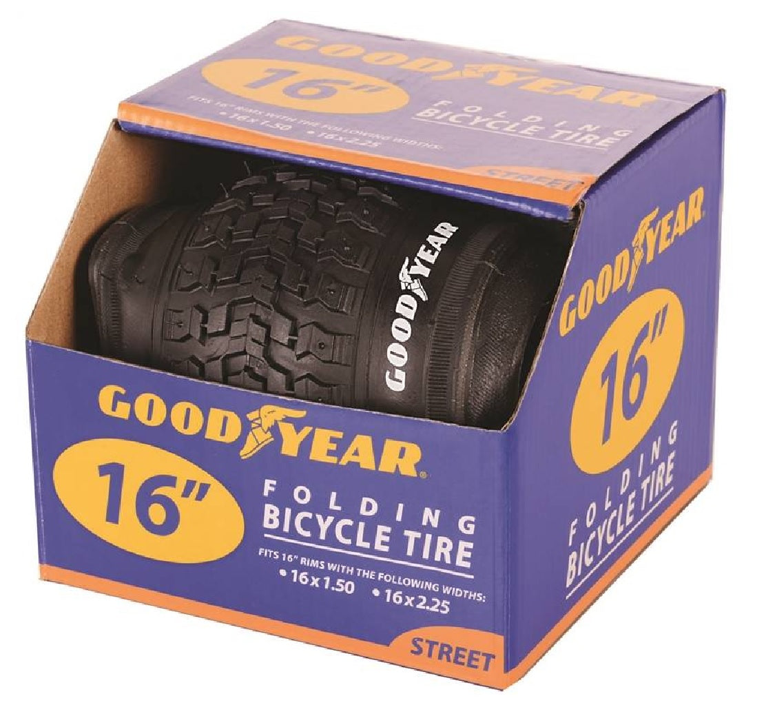 Goodyear 91106 16 Inch Folding Bike Tire, Black