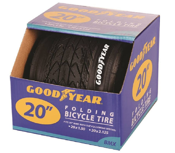 Goodyear 91112 20 Inch Folding Bike Tire, Black