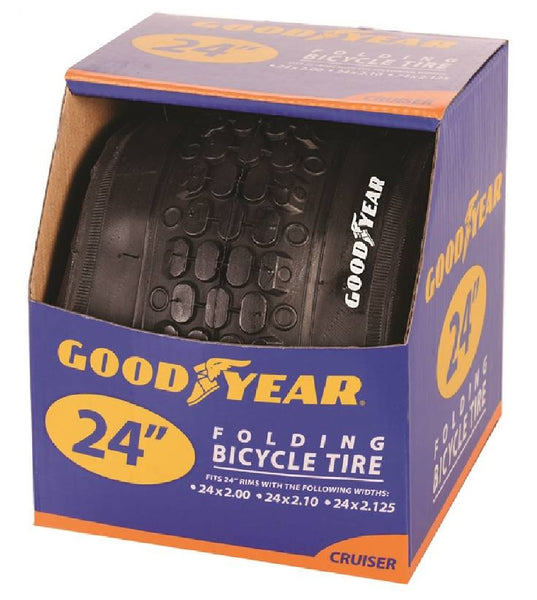 Goodyear 91118 24 Inch Folding Cruiser Tire, Black