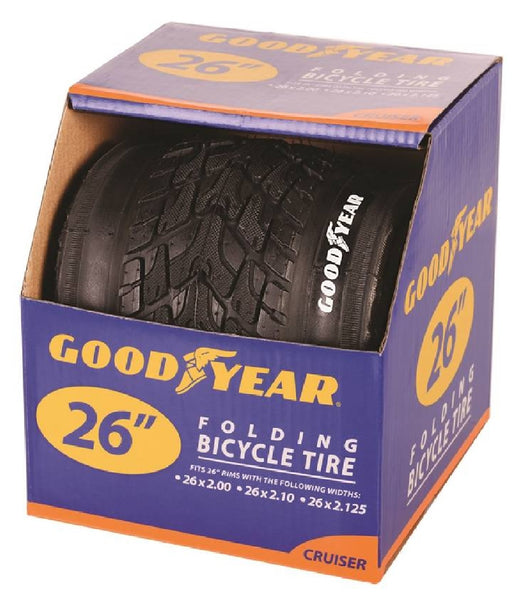 Goodyear 91122 26 Inch Folding Cruiser Tire, Black