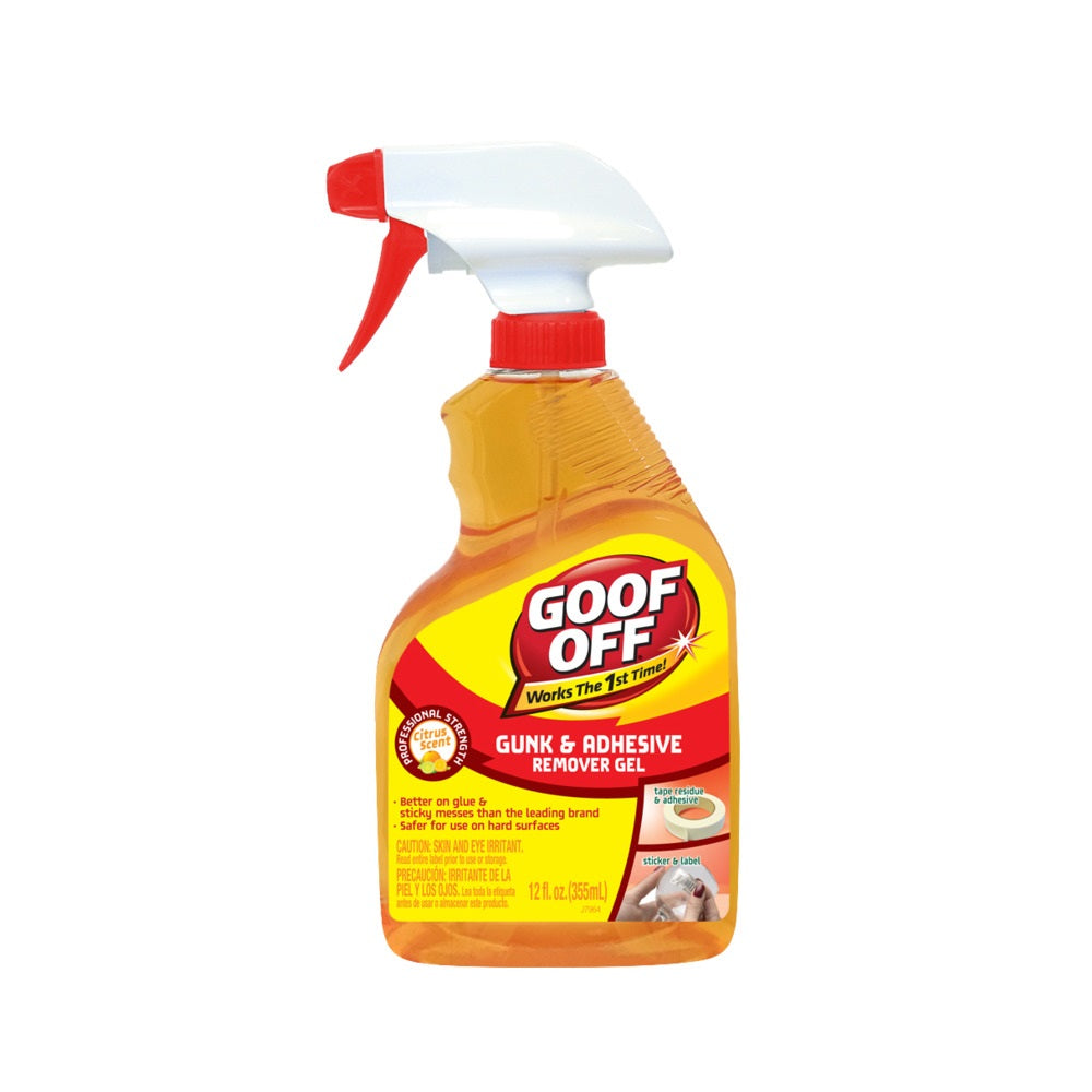 Goof Off FG796 Gunk and Adhesive Remover Gel, 16 Oz