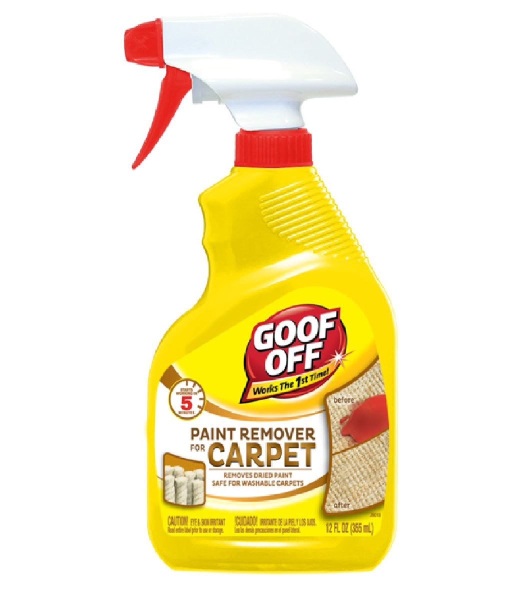 Goof Off FG910 Paint Remover for Carpet, 12 Ounce