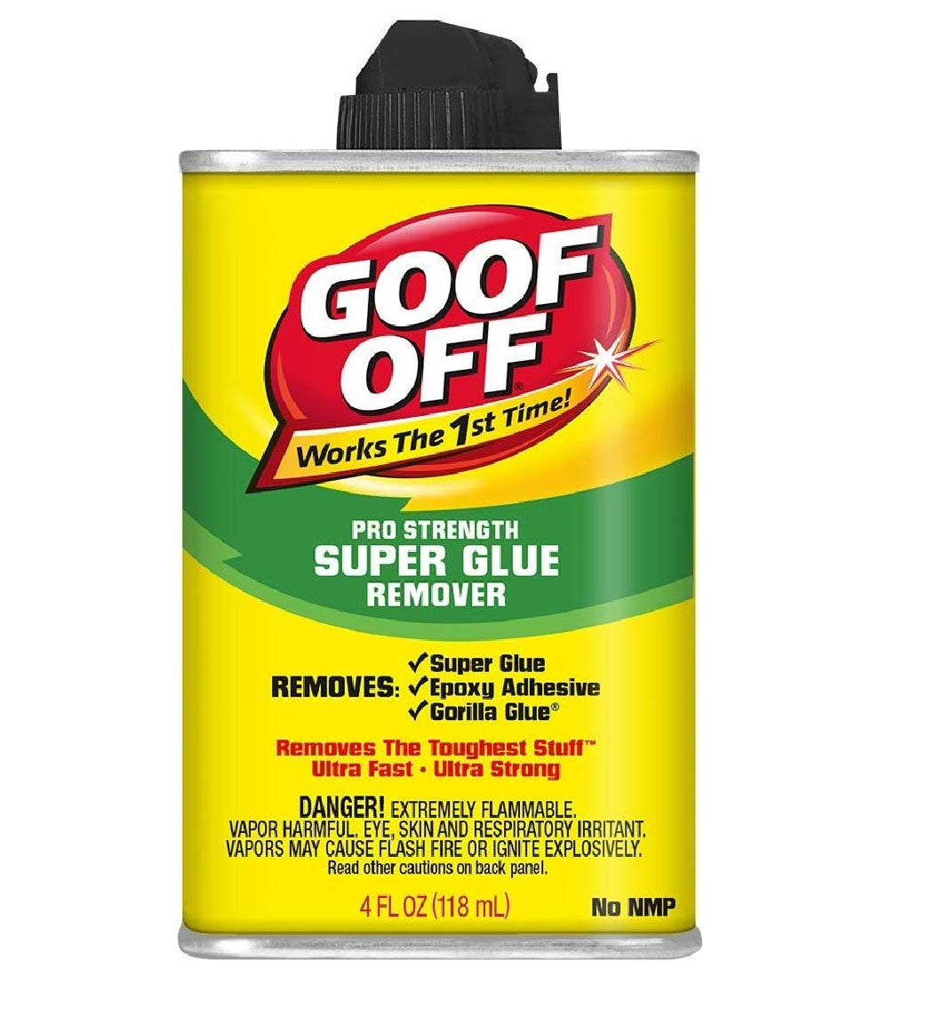 Goof Off FG678 Super Glue Remover, 4 Oz