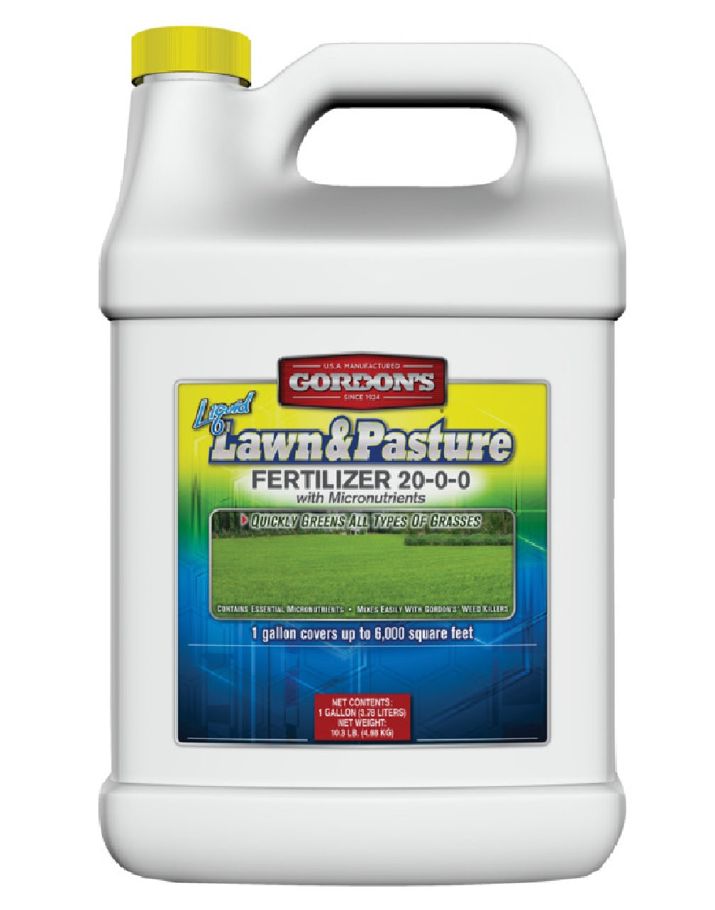 Gordon's 7471072 Lawn and Pasture Fertilizer, 1 Gallon