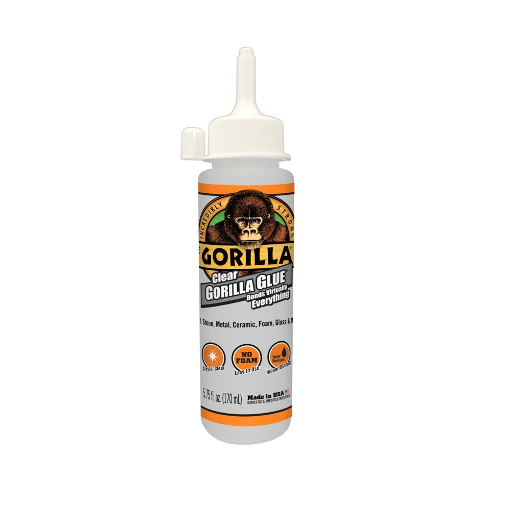 Gorilla 4572502 High Strength All Purpose Adhesive, Clear, 5.75 Oz