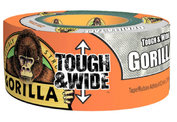 Gorilla 105680 Duct Tape, Silver, 2.88 inch W X 25 yd