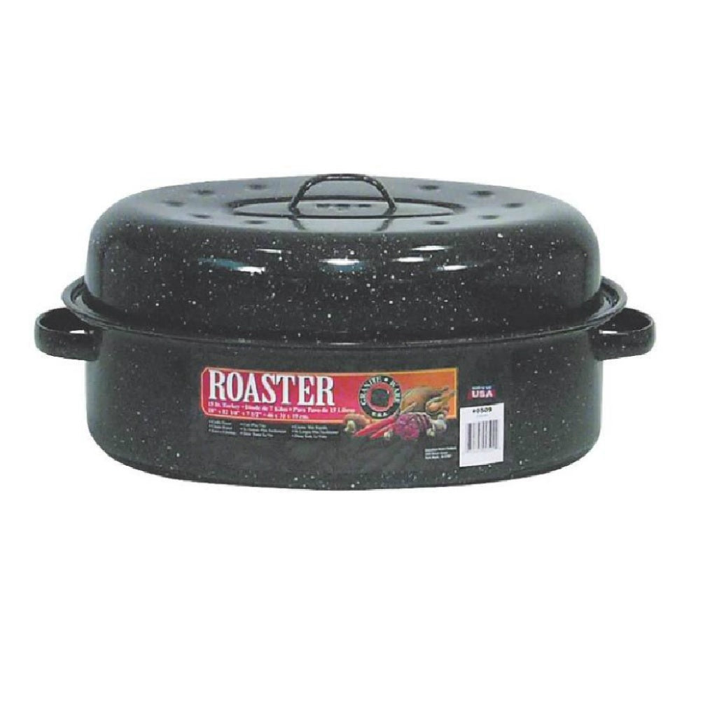 Granite Ware 319792 Covered Roaster, Porcelain Enamel