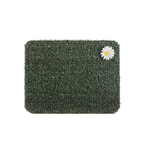 Grassworx 10372027 Clean Machine Series Door Mat, Forest Green, 24 inches