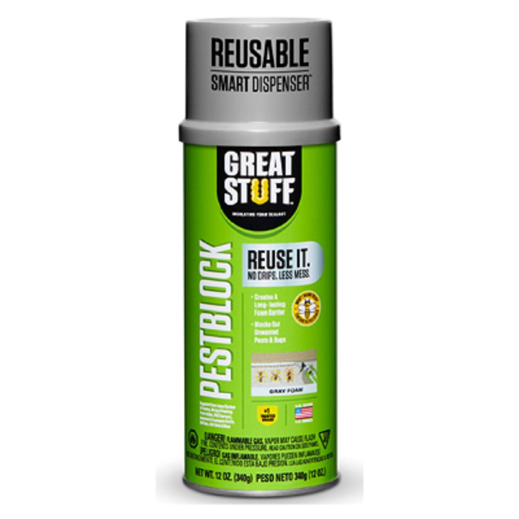 Great Stuff 99112809 Pestblock Smart Foam, 12 OZ