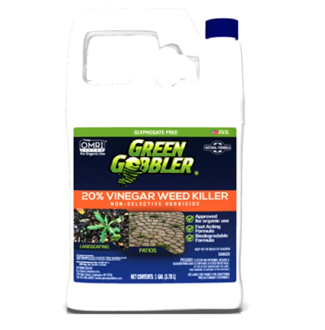 vinegar herbicide organic Green Gobbler GG20WKFIS-1 20% Vinegar Weed Killer, 1 Gallon – Toolbox Supply