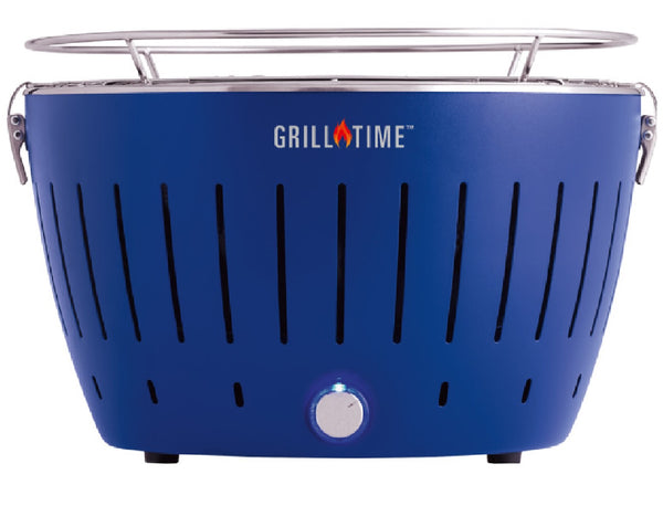 Grill Time UPG-B-13 Charcoal Grill, 12.5 Inch, Blue