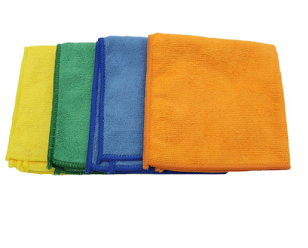 Grip On Tools 54790 Microfiber Cleaning Cloths, Assorted Color