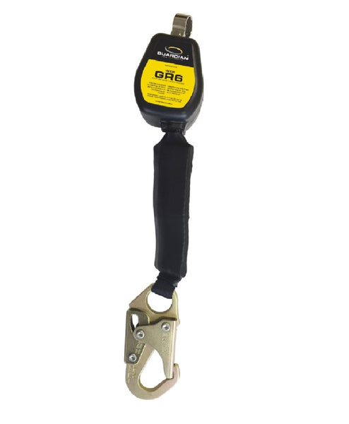 Guardian 32000 Self-Retracting Lifeline, Snap Harness Hook, Steel