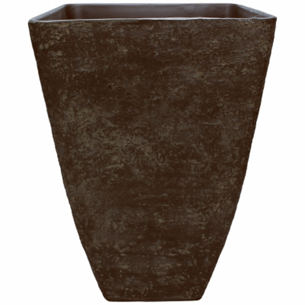 HC Companies KTS15000A55 Tahoe Square Planter, 15 Inch, Slate