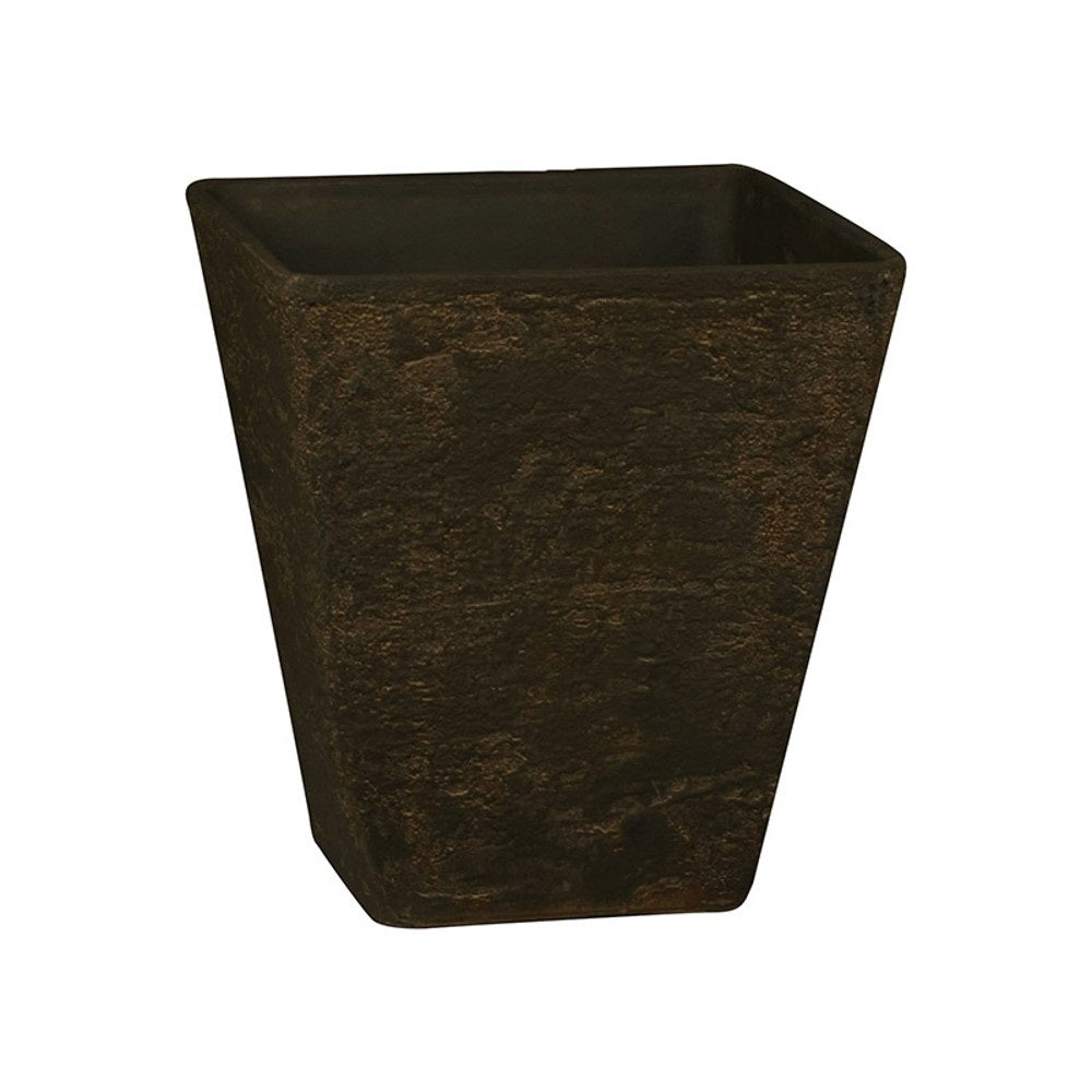 HC Companies KTS15000E59 Tahoe Square Planter, 15 Inch, Falcon Brown