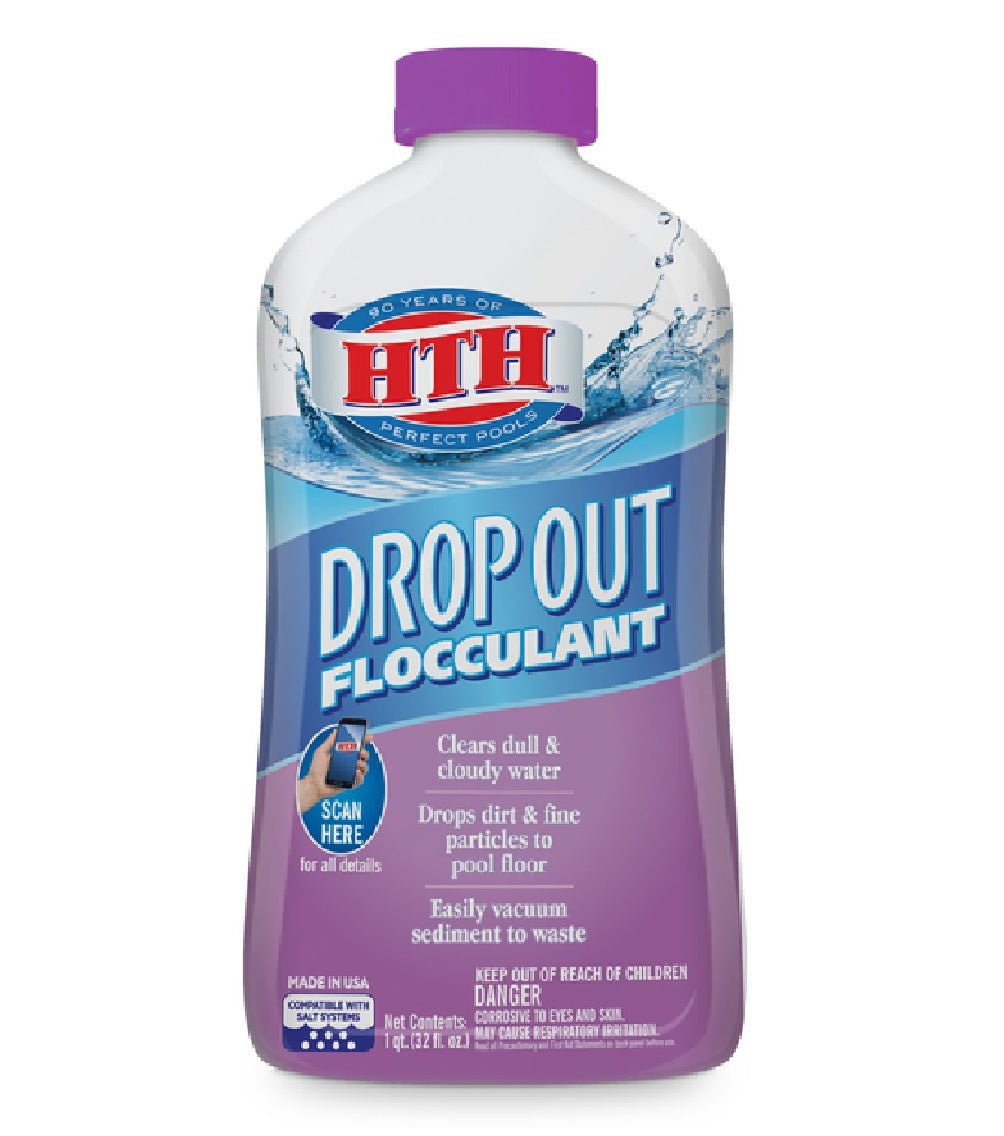 HTH 67029 Drop Out Flocculant, 32 Ounce
