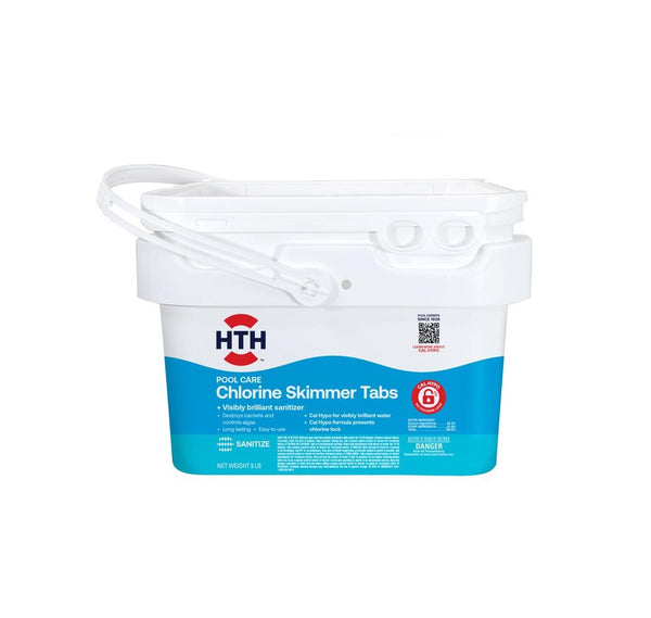 HTH 28019 Pool Care Chlorine Skimmer Tablet, 9 Lbs