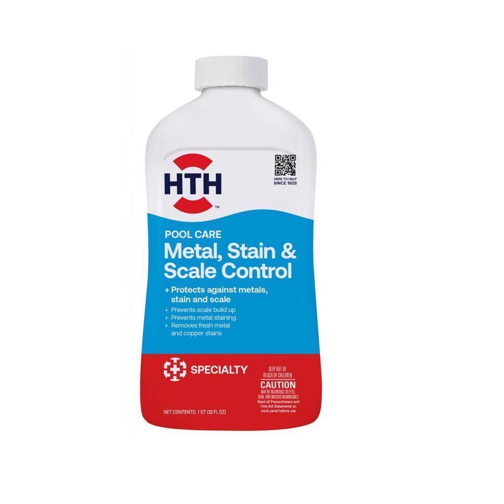 HTH 67068 Pool Care Metal & Stain Control, 32 Ounce