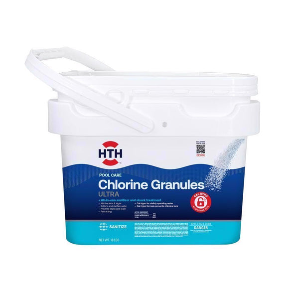 HTH 22018 Pool Care Chlorinating Chemicals, 18 Lb