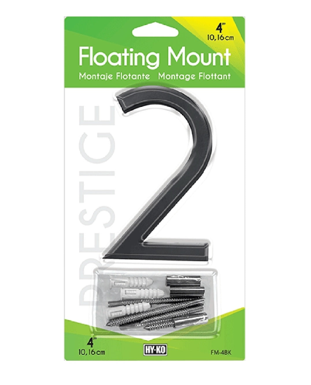 HY-KO FM-4BK-2 House Number, Character 2