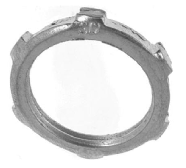 Halex 26197 Conduit Locknut, Steel, 3/4 Inch