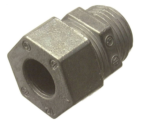 Halex 21691 Cord Connector, 1/2 Inch, Zinc