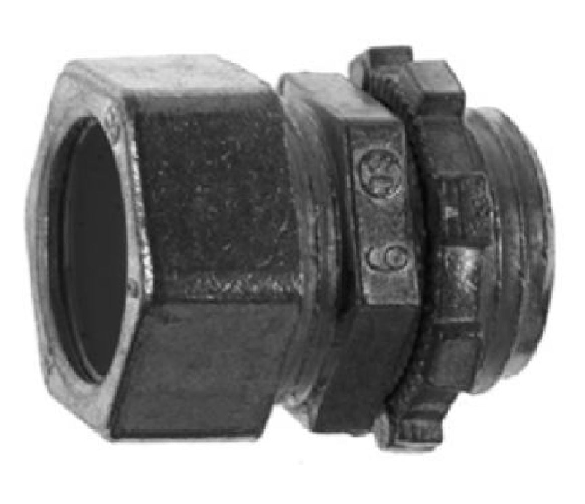 Halex 22210 Electrical Metallic Tube Compression Connector, 1/2 Inch