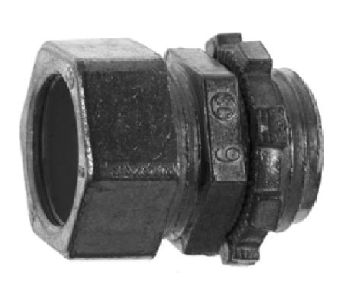 Halex 22212 Electrical Metallic Tube Compression Connector, 3/4 Inch