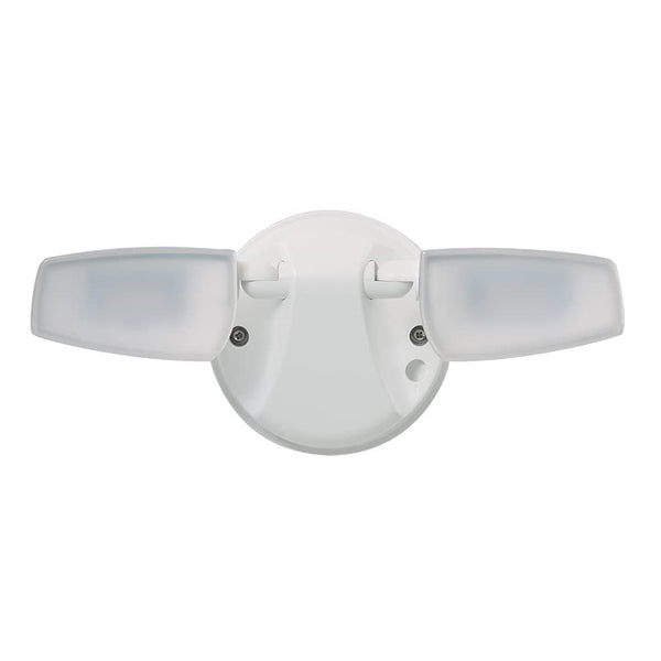 Halo ESF1A4FW Twin Head LED Outdoor Security Floodlight, 1420 Lumens