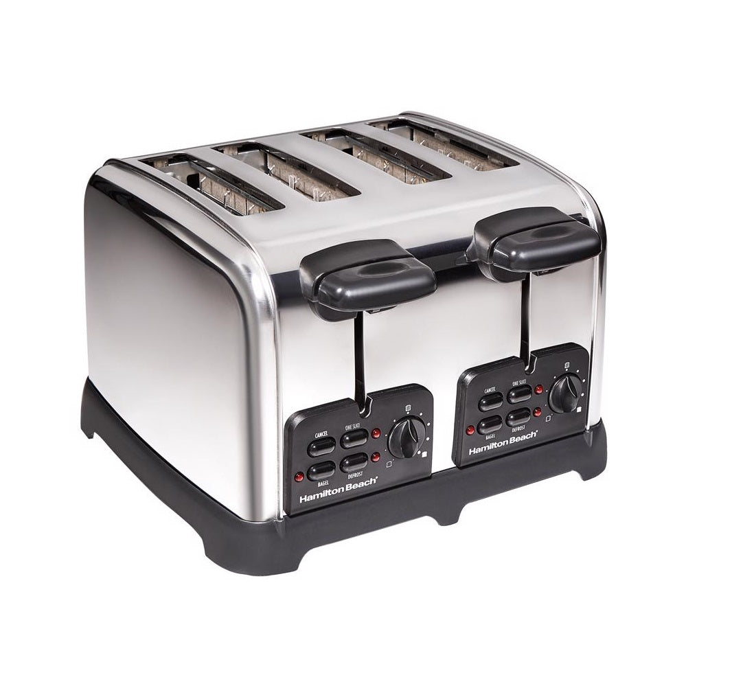 Hamilton Beach 24782 Classic 4 slot Toaster, Stainless Steel, 1560 W –  Toolbox Supply