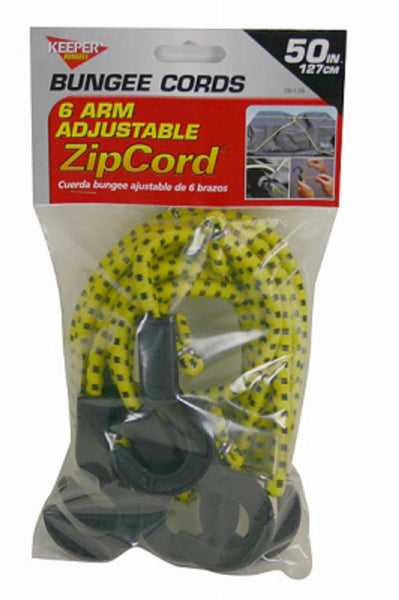 Hampton 06138 Keeper Adjustable 6-Arm ZipCord, 50"