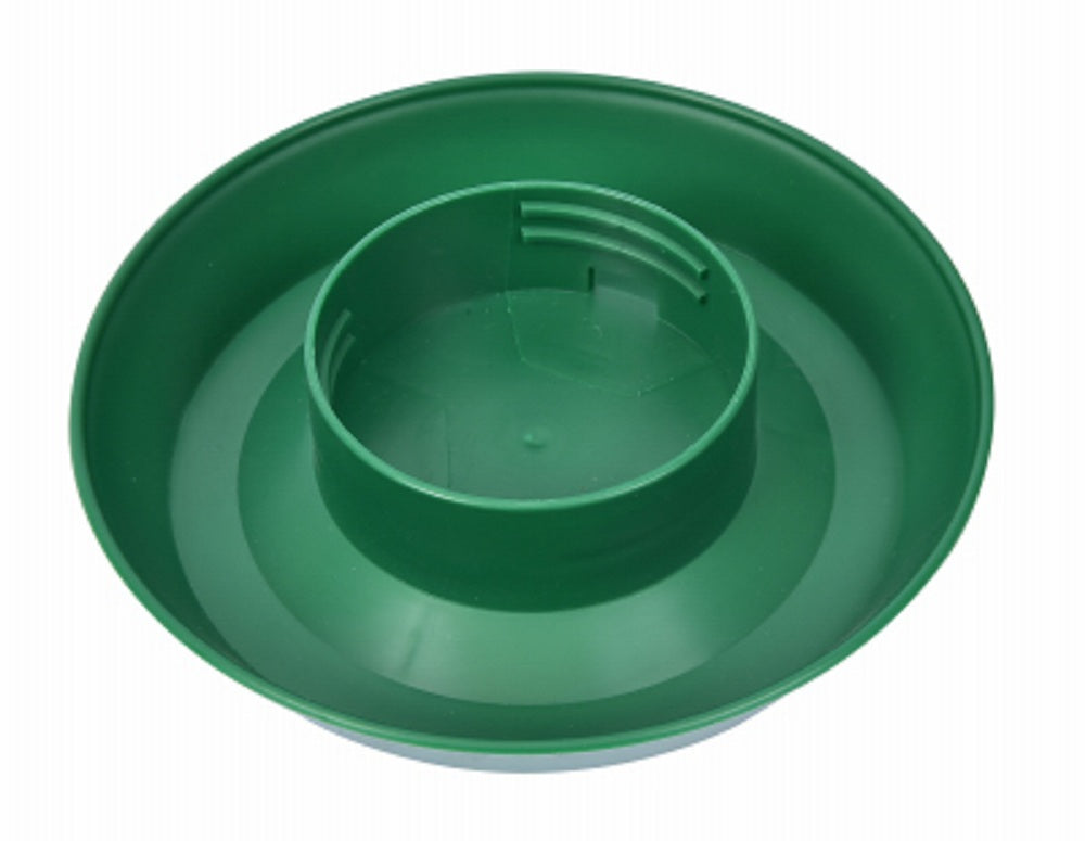 Harris Farms 1000286 Screw-On Poultry Watering Base for Quart Jar, Green