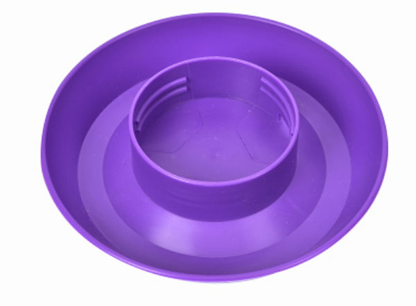 Harris Farms 1000285 Screw-On Poultry Watering Base for Quart Jar, Purple