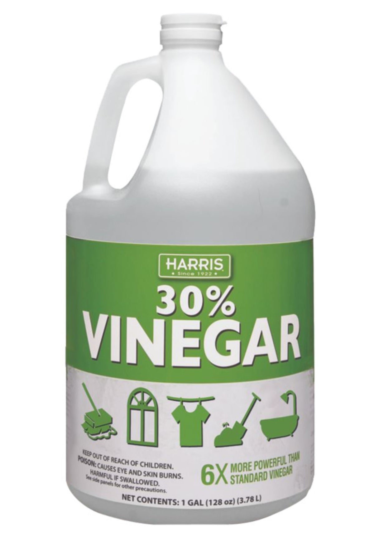 Harris VINE30-128 30 Percent Cleaning Vinegar Concentrate, 128 Ounce