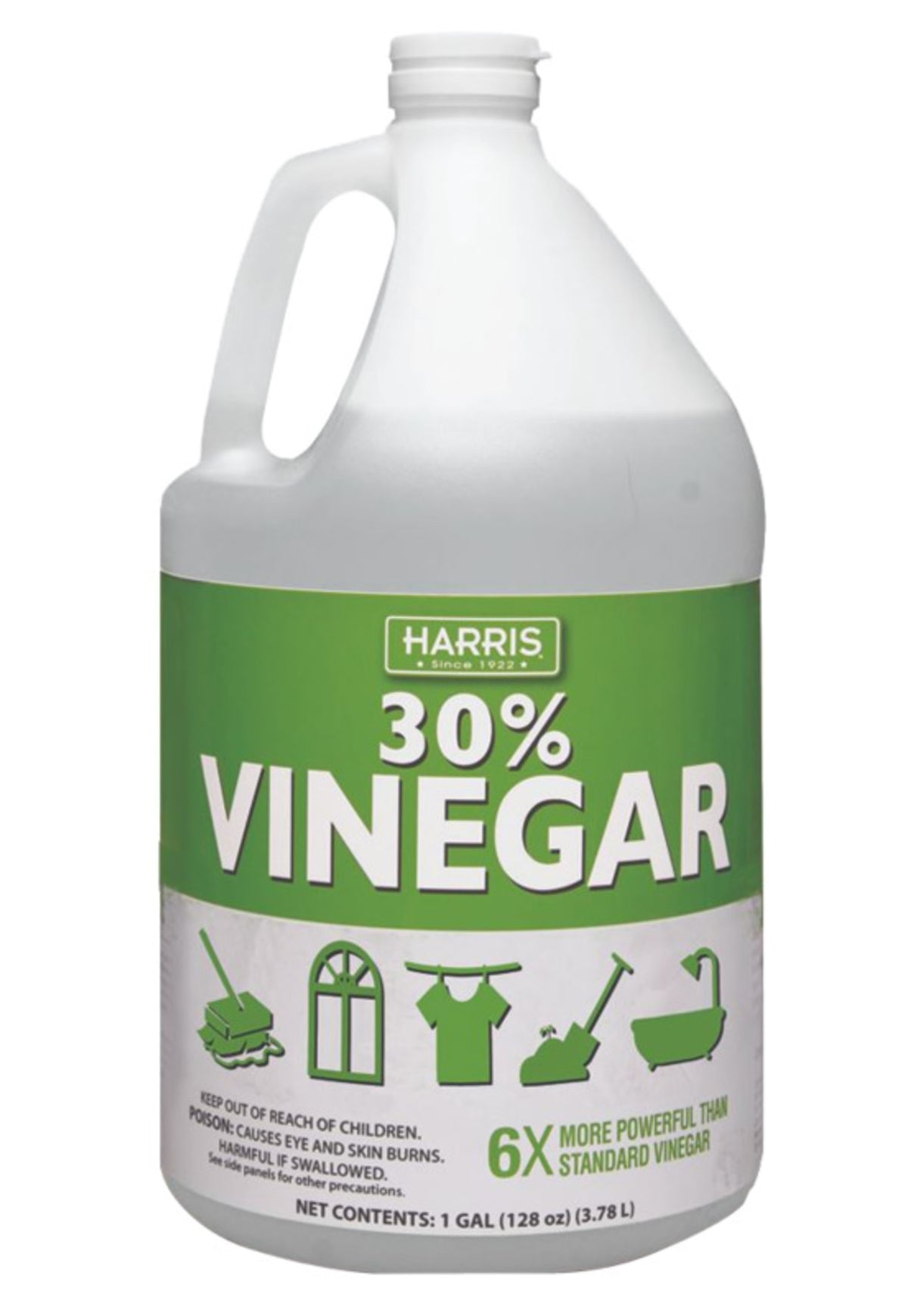 Harris VINE30-128 30 Percent Cleaning Vinegar Concentrate, 128 Ounce