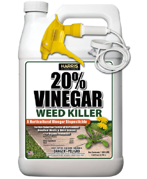 Harris VWEED-128 Vinegar Weed Killer, Clear, 128 Ounce