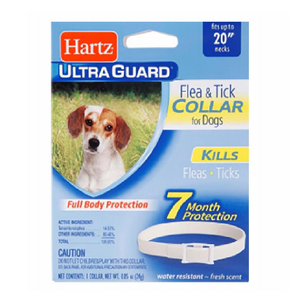 Hartz 80484 UltraGuard Flea & Tick Collar For Dogs, 20 Inch