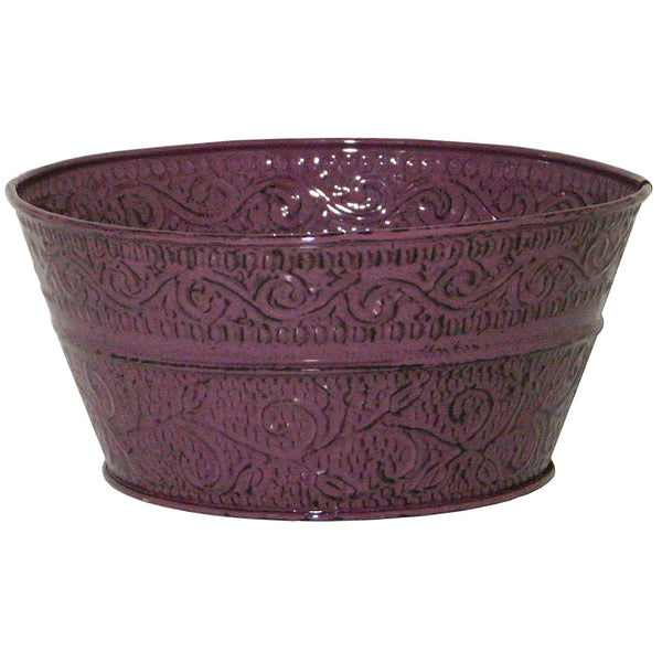 Robert Allen MPT01330 Ensley Bowl Planter, 8 Inch, Purple