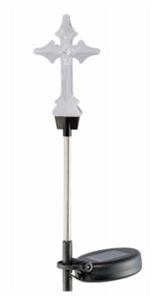 Headwind Consumer 830-1337 Solar Color Changing Cross Stake Light