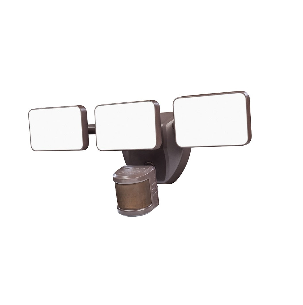 Heath Zenith HW-9303-BZ HZconnect Series Wired Security Motion Light, 3 Lamp